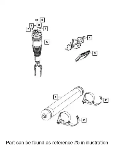 SPRING 68253208AE CHRYSLER
