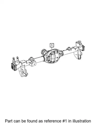 AXLE 68359481AA CHRYSLER