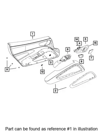 PANEL 5PH89LV5AA CHRYSLER