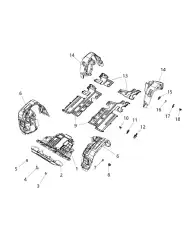 Подкрылок CHRYSLER 68254968AA