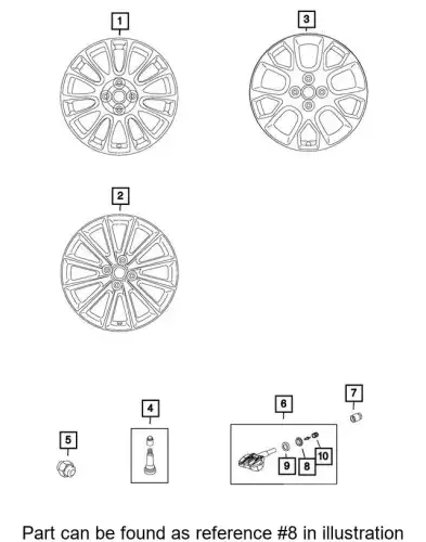 SEAL 68362712AA CHRYSLER