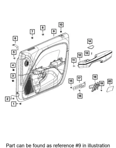 PANEL 5PS373X6AH CHRYSLER