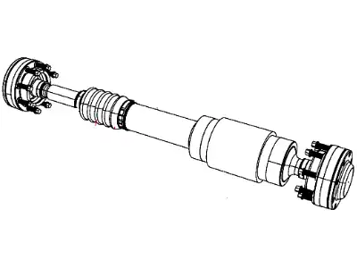 SHAFT 68022107AC CHRYSLER