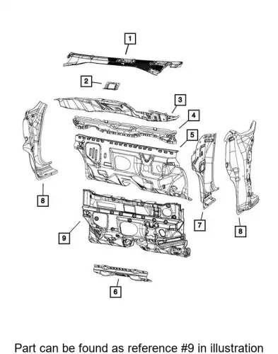 SILENCER 68257449AA CHRYSLER