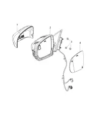 MIRROR 68365136AA CHRYSLER
