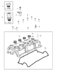 GASKET 68145088AA CHRYSLER