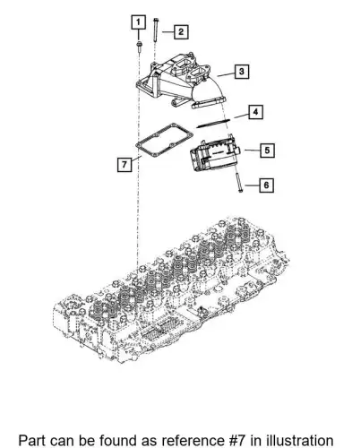 Прокладка коллектора CHRYSLER 68024672AB