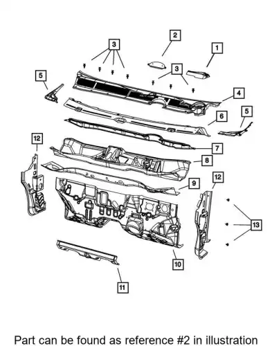 DOOR 68146065AA CHRYSLER