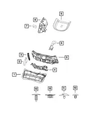 SILENCER 68146243AD CHRYSLER