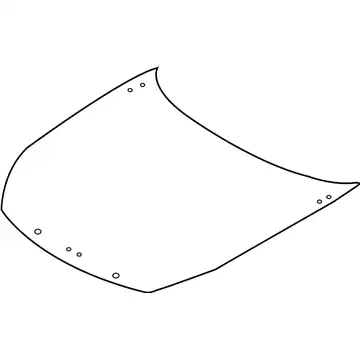 HOOD 68367785AA CHRYSLER