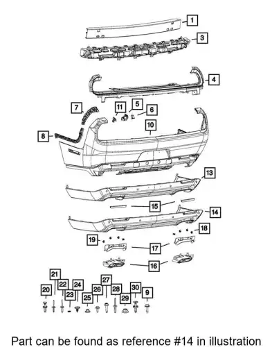 FASCIA 68260008AB CHRYSLER