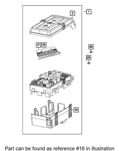 FUSE 68368853AA CHRYSLER