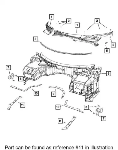 SEAL 68147025AD CHRYSLER