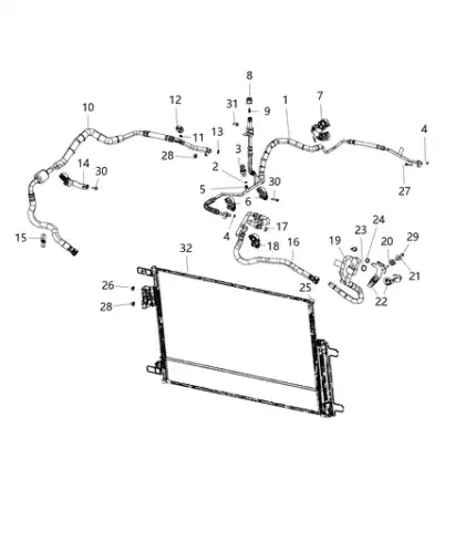 VALVE 68368913AA CHRYSLER