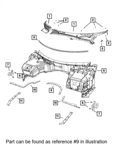 SEAL 68147026AB CHRYSLER