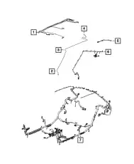 WIRING 68369317AA CHRYSLER
