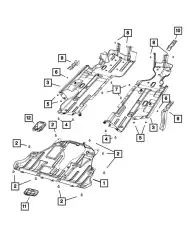 DOOR 68260959AA CHRYSLER
