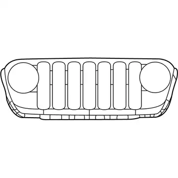 Решетка радиатора CHRYSLER 68370848AC