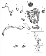 EVAPORATO 68261532AA CHRYSLER