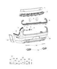 FASCIA 68371814AA CHRYSLER