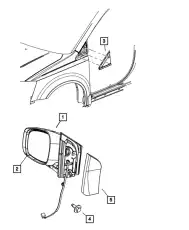 MIRROR 68029211AO CHRYSLER
