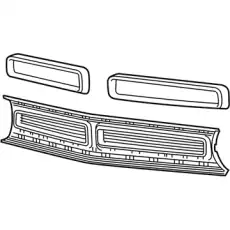 Решетка радиатора CHRYSLER 68262955AD