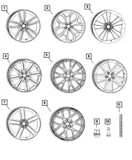 WHEEL 5RN84VXWAB CHRYSLER