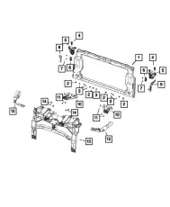 BRACKET 68376675AA CHRYSLER