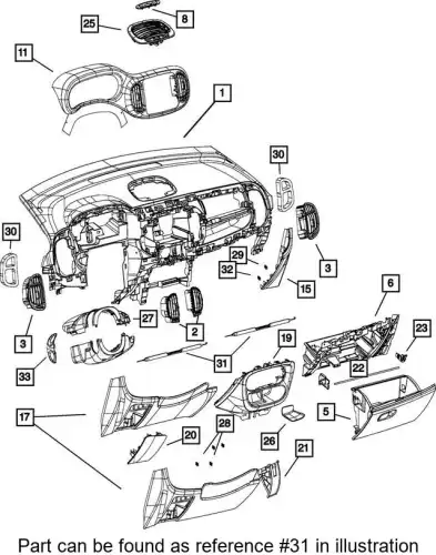 SILENCER 68381853AA CHRYSLER