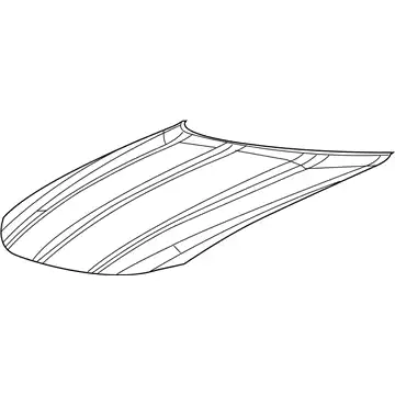 HOOD 68265445AB CHRYSLER