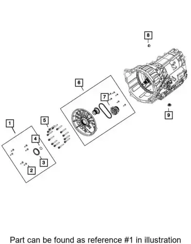 SEAL 68382719AA CHRYSLER