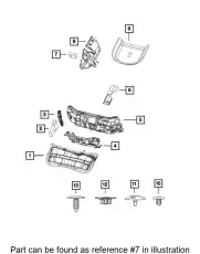 SILENCER 68160387AA CHRYSLER