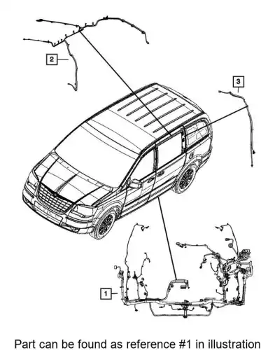 WIRING 68160513AD CHRYSLER