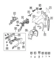 PANEL 68267000AA CHRYSLER