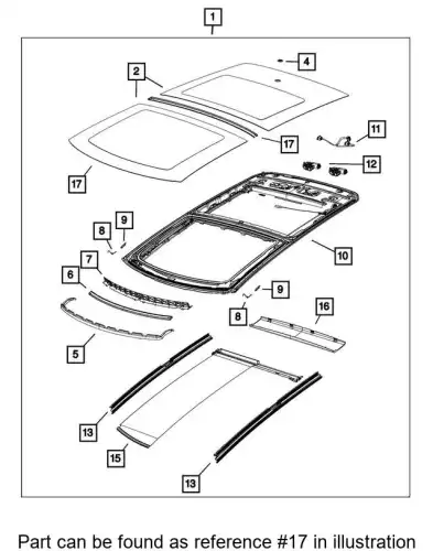SEAL 68394840AA CHRYSLER