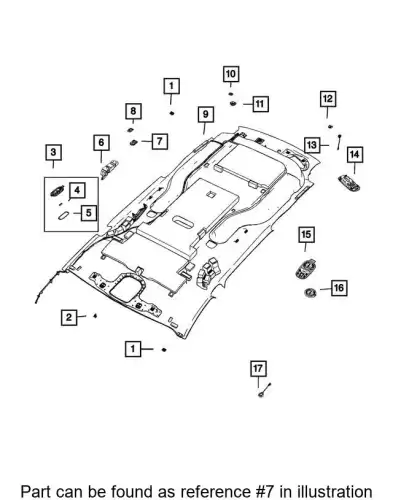 BEZEL 5SA77PD2AB CHRYSLER