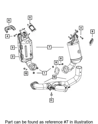 MANIFOLD 68036150AL CHRYSLER