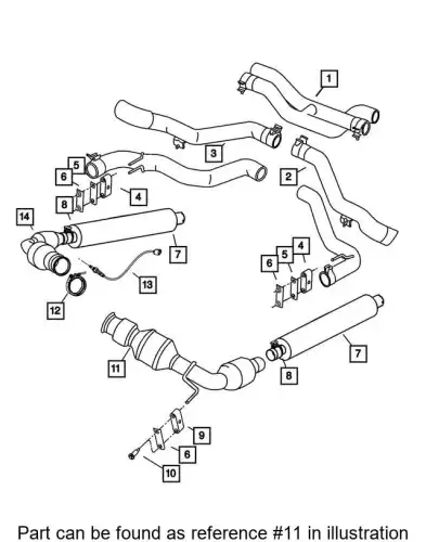 CONVERTER 68269195AA CHRYSLER