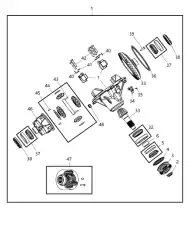 SEAL 68036498AA CHRYSLER