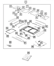 ROOF 68400137AA CHRYSLER