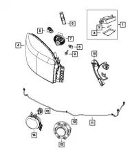 Фара CHRYSLER 68270496AE