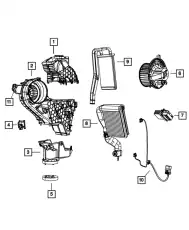 EVAPORATO 68038191AB CHRYSLER