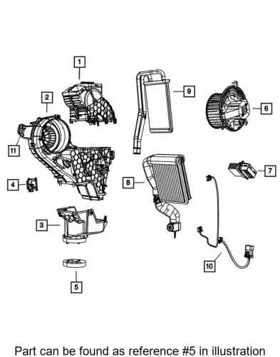 SEAL 68038196AA CHRYSLER