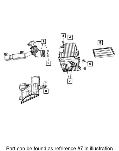 CLAMP 68038513AA CHRYSLER