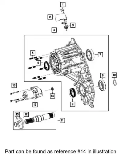 SEAL 68402294AA CHRYSLER
