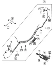 CLIP 68165784AA CHRYSLER