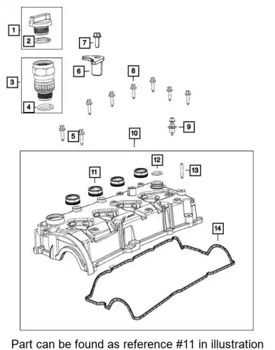 SEAL 68166329AA CHRYSLER