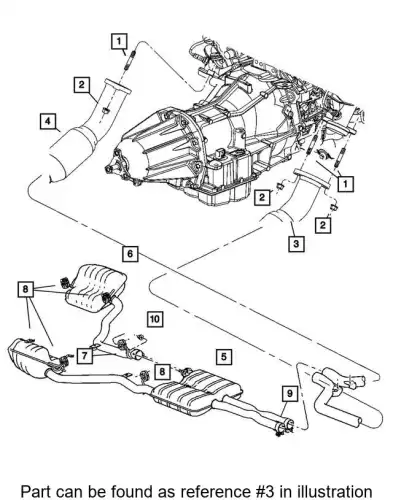CONVERTER 68039466AA CHRYSLER