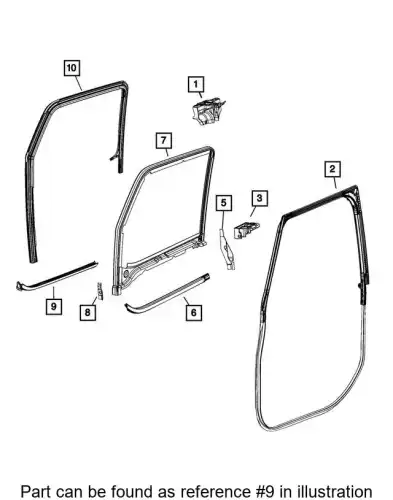 W/STRIP 68271686AC CHRYSLER