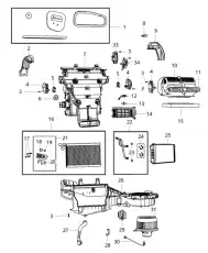 68040532AA PROBE AIR CONDI CHRYSLER